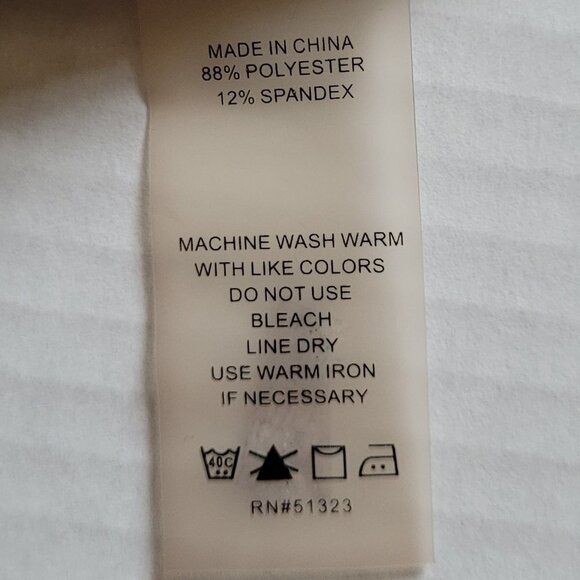 Vince Camuto pants white with black stripes stretch straight leg trousers small - Picture 6 of 12